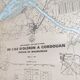 Map of Charente Maritime, Oléron Island, West Coast, France, 1976