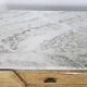 1950s maple chest of drawers with a marble top