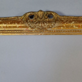 Old frame Louis XV style foliage 44x34cm gilded stucco wood SB170