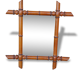 Miroir en bambou