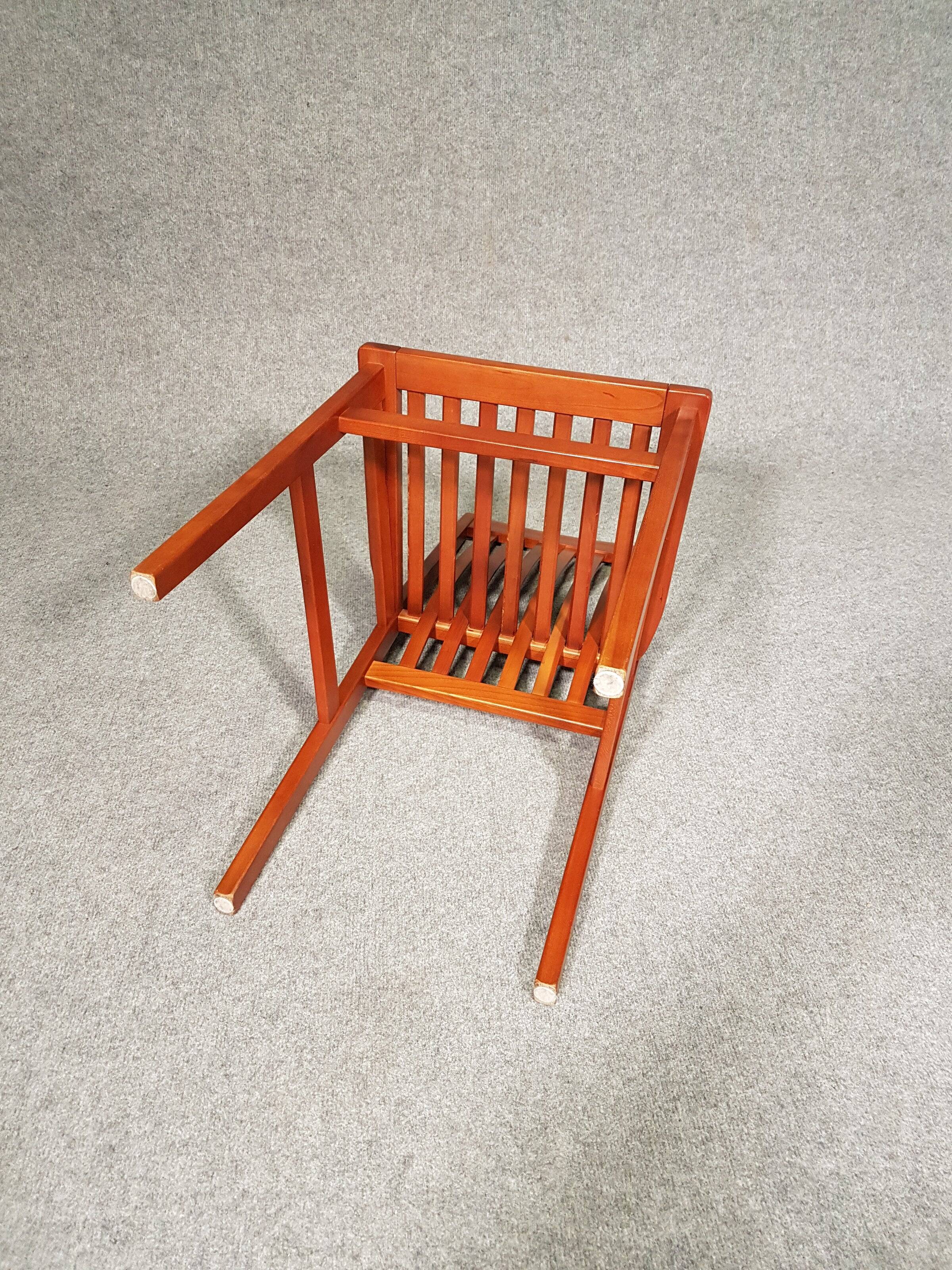 4 x beautiful Milano chairs cherry wood by Aldo Rossi for Molteni, 1980s