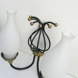 Set of 2 Italian vintage  wall light sconces in style Arredoluce/ Stilnovo
