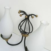 Set of 2 Italian vintage  wall light sconces in style Arredoluce/ Stilnovo