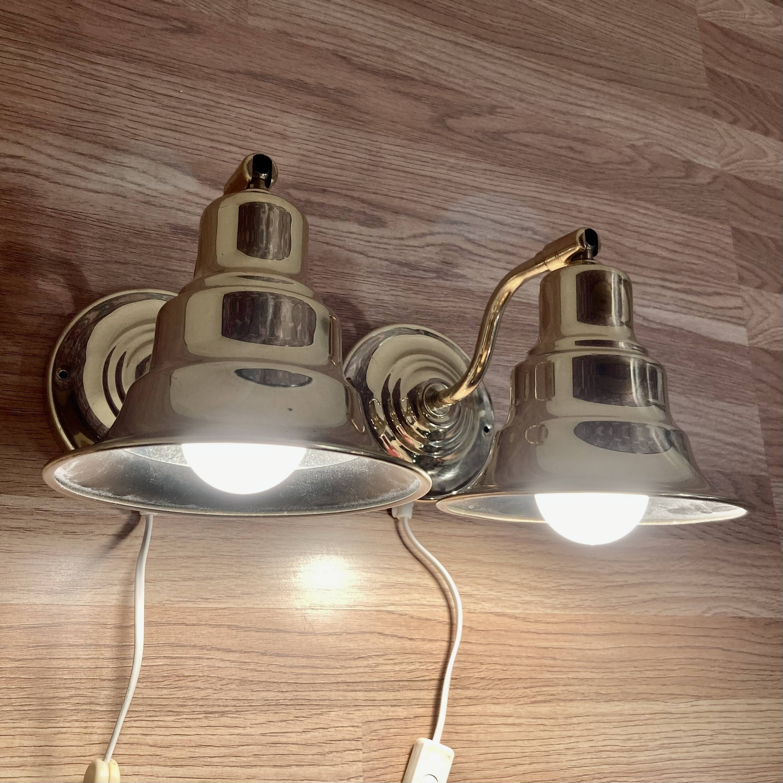 Paire d'appliques modulables scandinaves, 1960