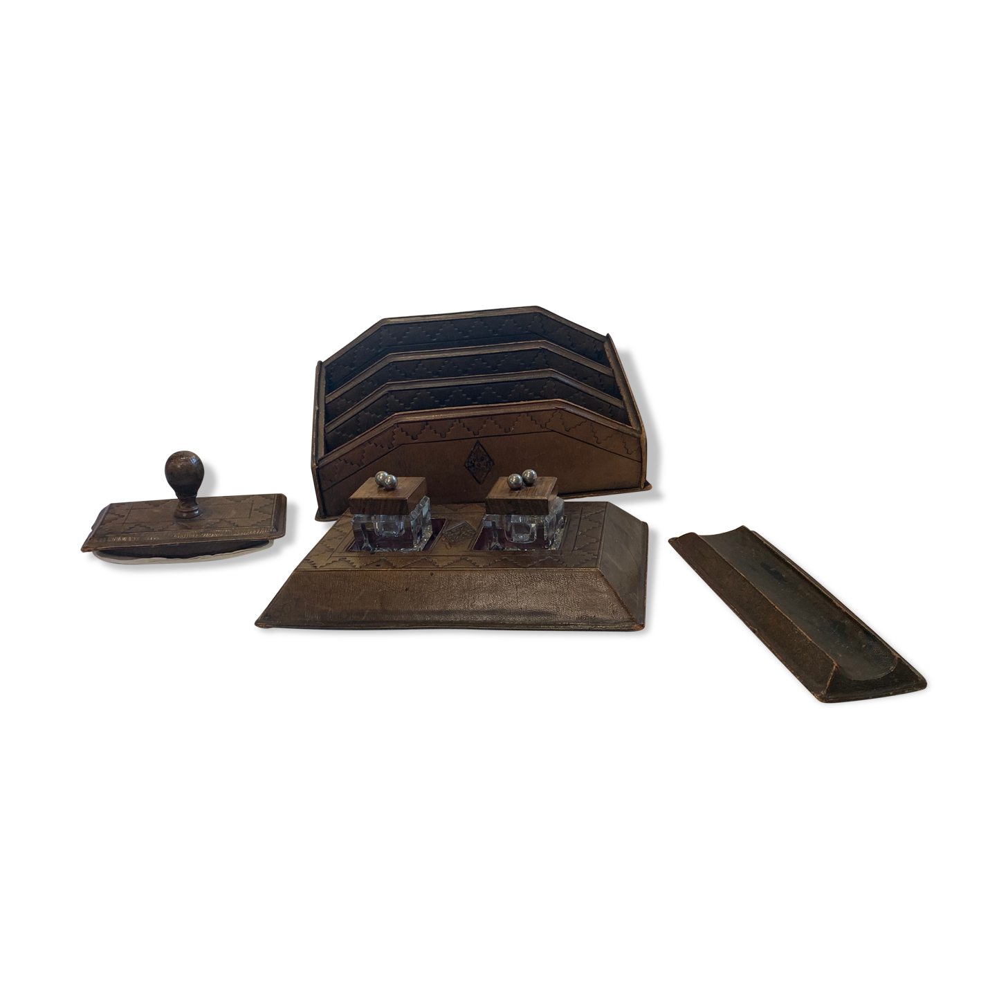 Leather office necessities