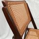 Chaise pliante cannée