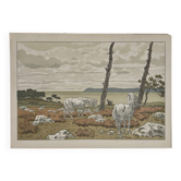 Lithograph by Henri Rivière Aspects of Nature - The Bay