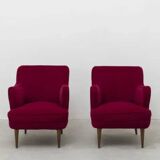 Gustavo Pulitzer Finali pour Cassina, paire de fauteuils, Italie, 1955