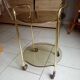 Desserte laiton dorée  vintage années 50-60