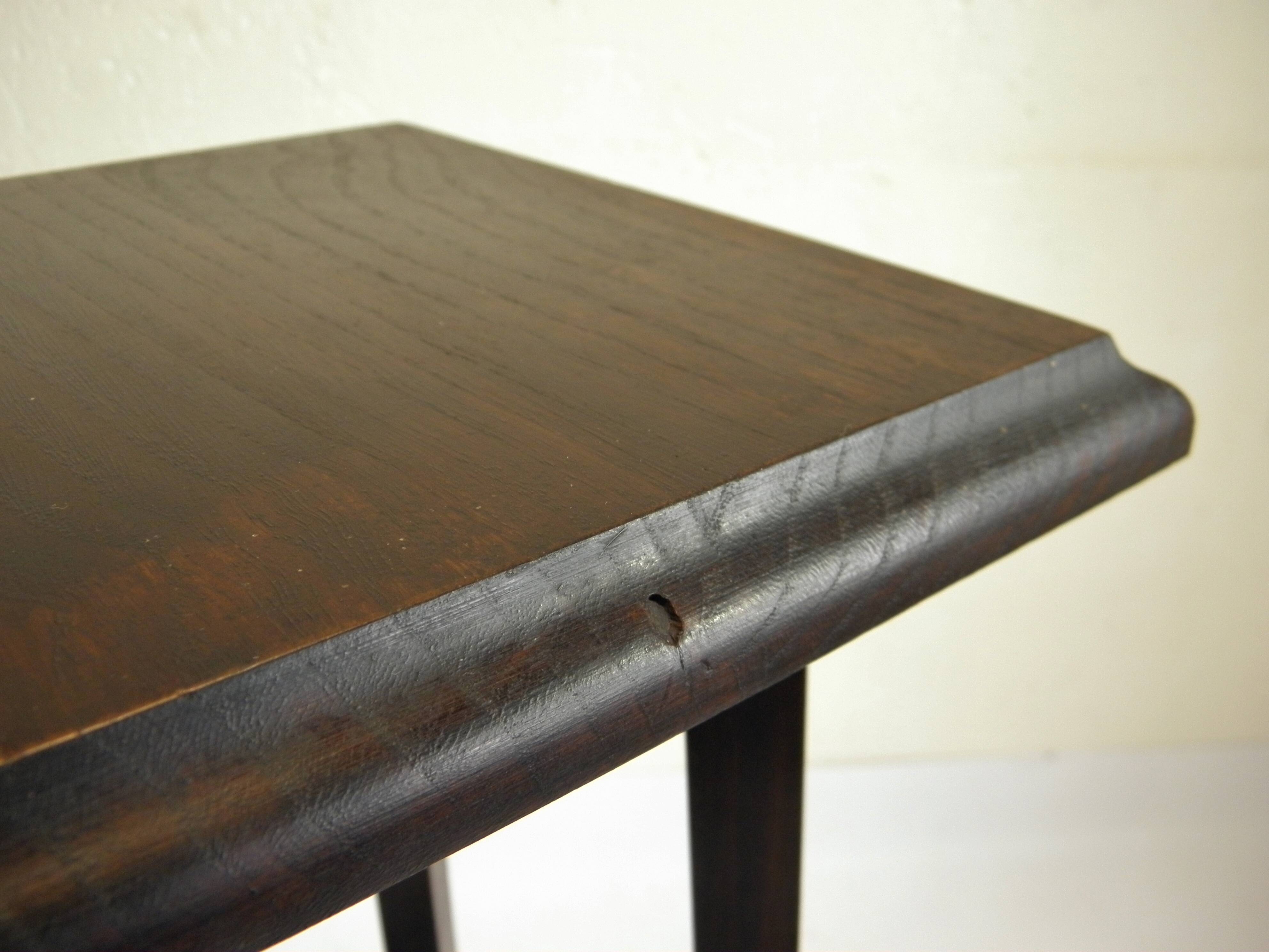 Sellette en bois pieds galbés 88 cm