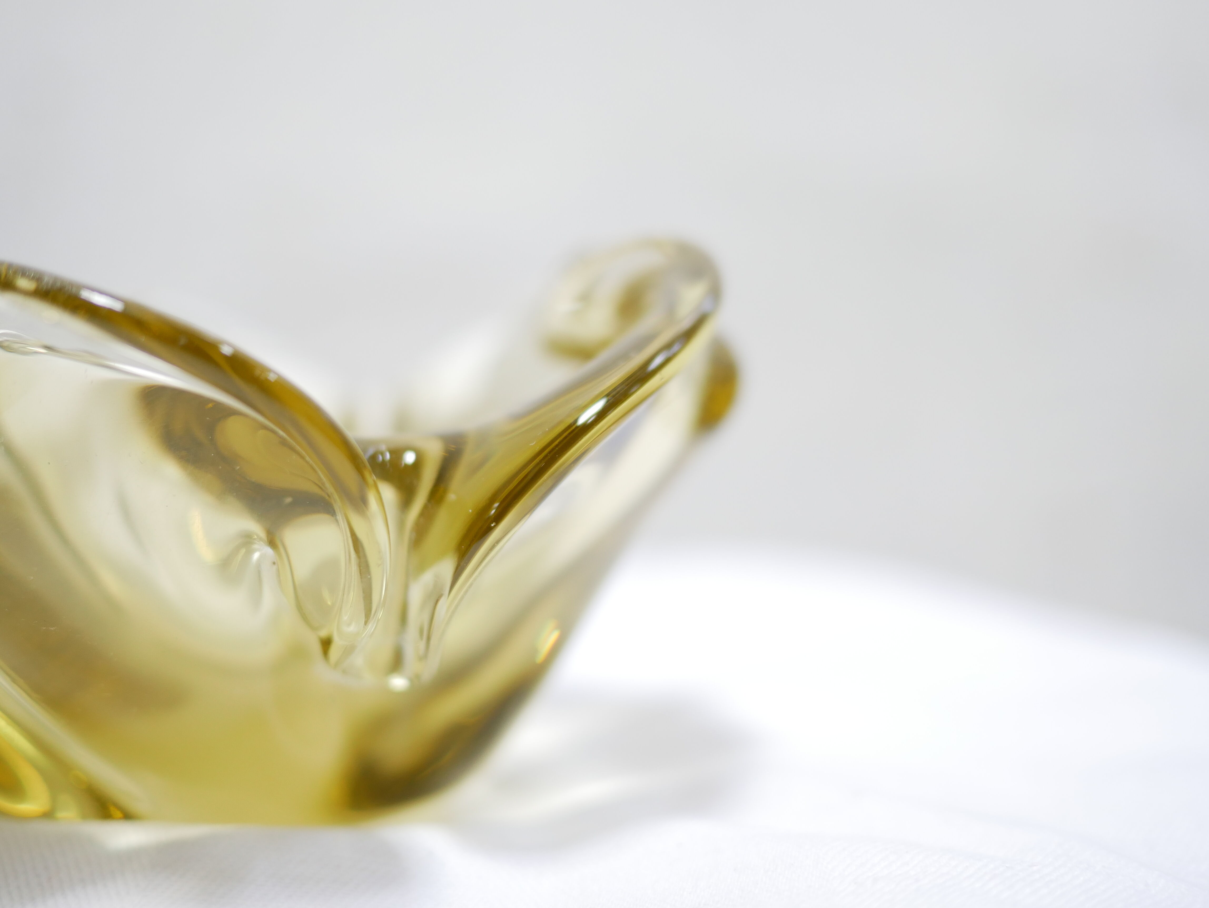 Empty vintage Murano glass pocket