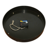 Jaz wall clock plastic chrome steel