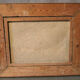 Table oil on canvas still life frame golden wood Regency style