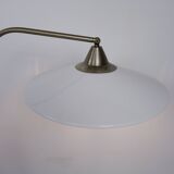 Floor lamp with enamel shade, 1950s