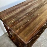 Table - 50s drapery console