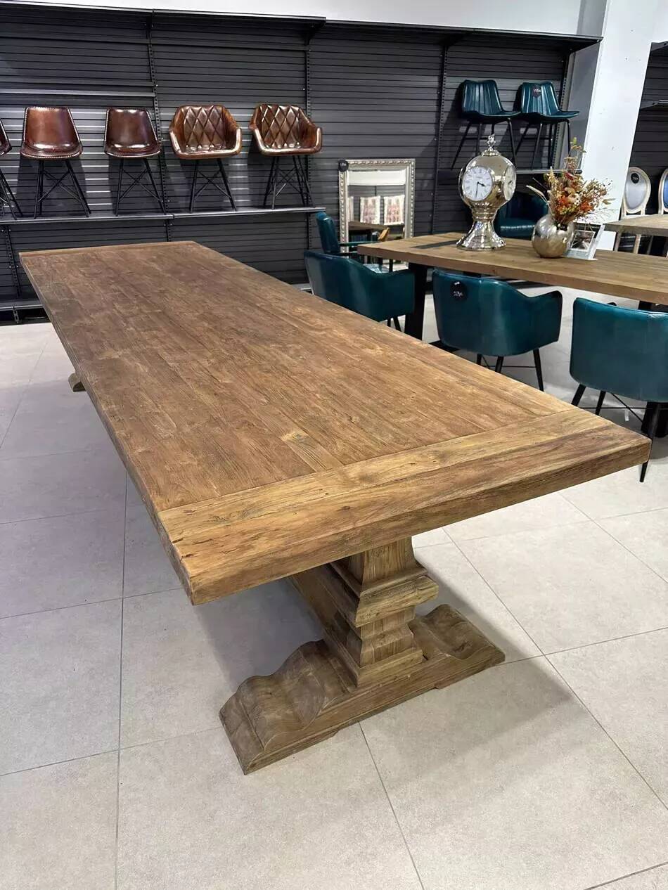 SPIRITO monastery table in solid oak - length 300 cm