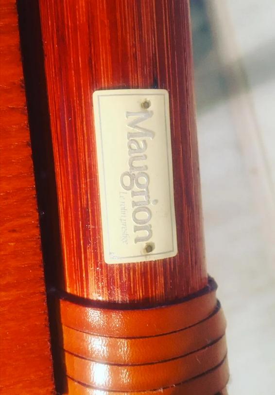 Lot of 2 rattan floorers by maugrion for roche bobois 1970/1980