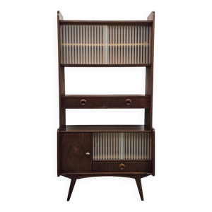 Buffet mural vintage - portes coulissantes