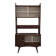 Vintage sideboard wall cabinet with glass sliding doors