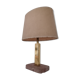Lampe pied marbre et métal doré