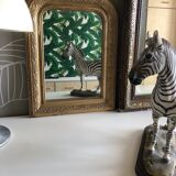 Philippe Louis mirror in gilded stucco