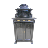 Blackened wooden buffet