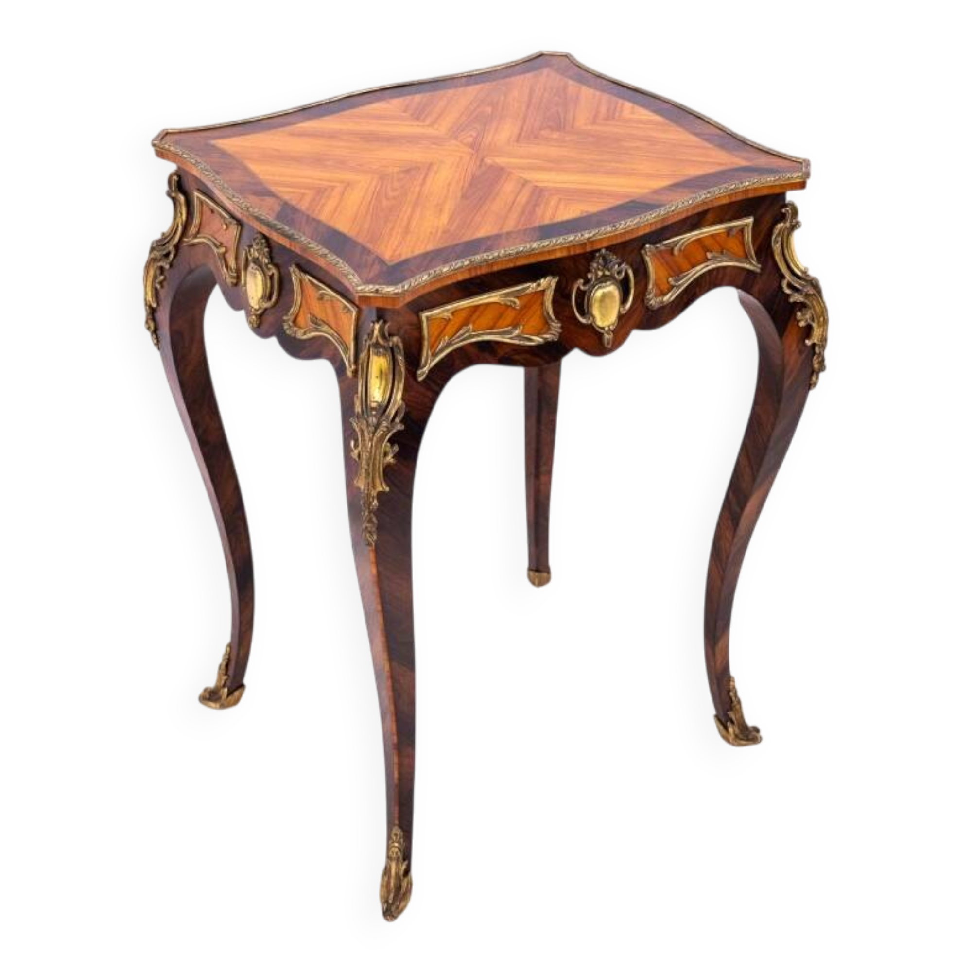 Table basse unique, France, vers 1880.