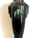 Art deco vase earthenware airain thulin