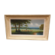 Peinture pastorale huile sur panneau