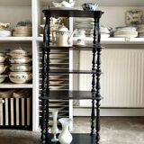 Library, Napoleon III music stand in blackened wood.