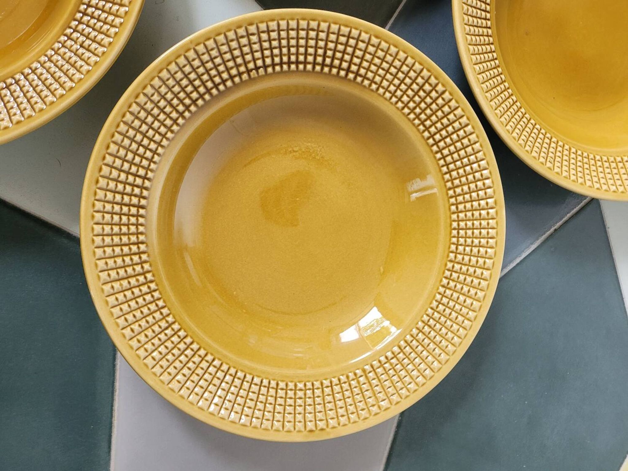 Lot de 4 assiettes creuses Niderviller