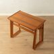 Classic nesting tables from the 1960s, teak, set of 3, Denmark