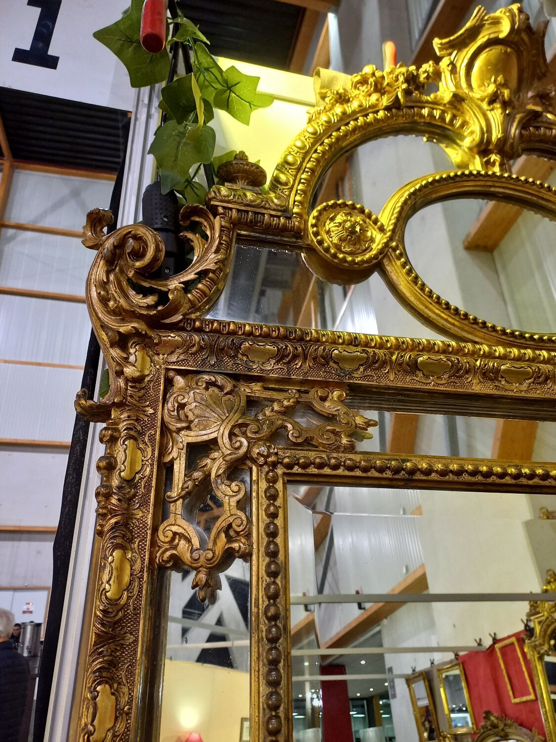 Mirror period XIX patecloses 1m60 x 1m