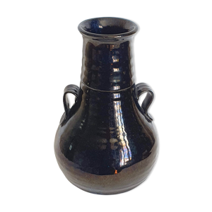 vase en céramique signé
