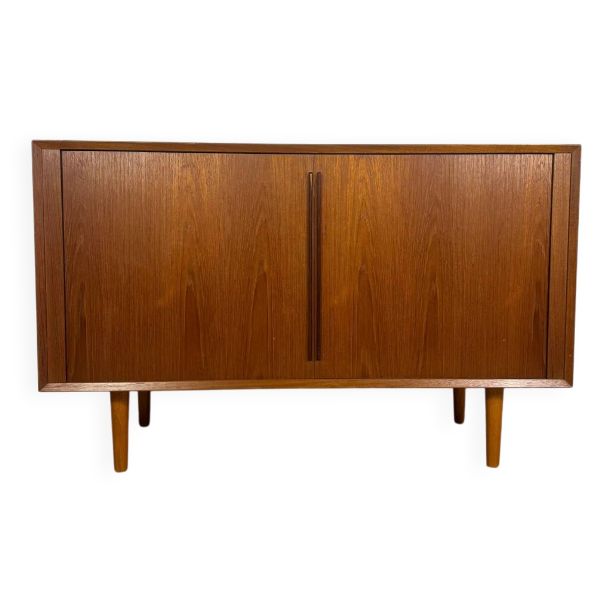Kai Kristiansen teak sideboard with retractable doors – Denmark 1960s