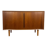 Kai Kristiansen teak sideboard with retractable doors – Denmark 1960s