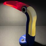 Vintage toucan table lamp by h.t. huang for fantasia verlichting
