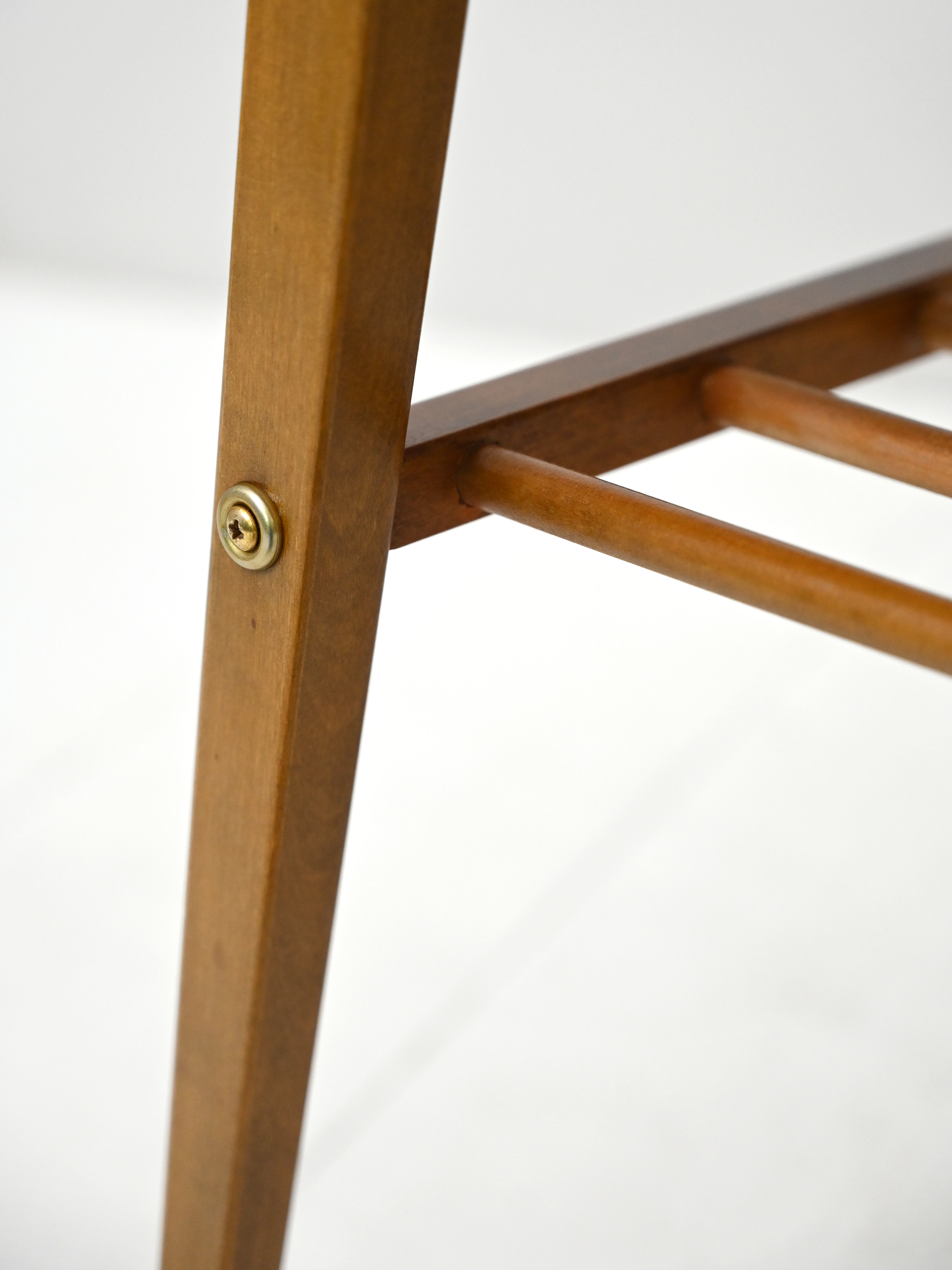 Vintage coffee table with magazine rack