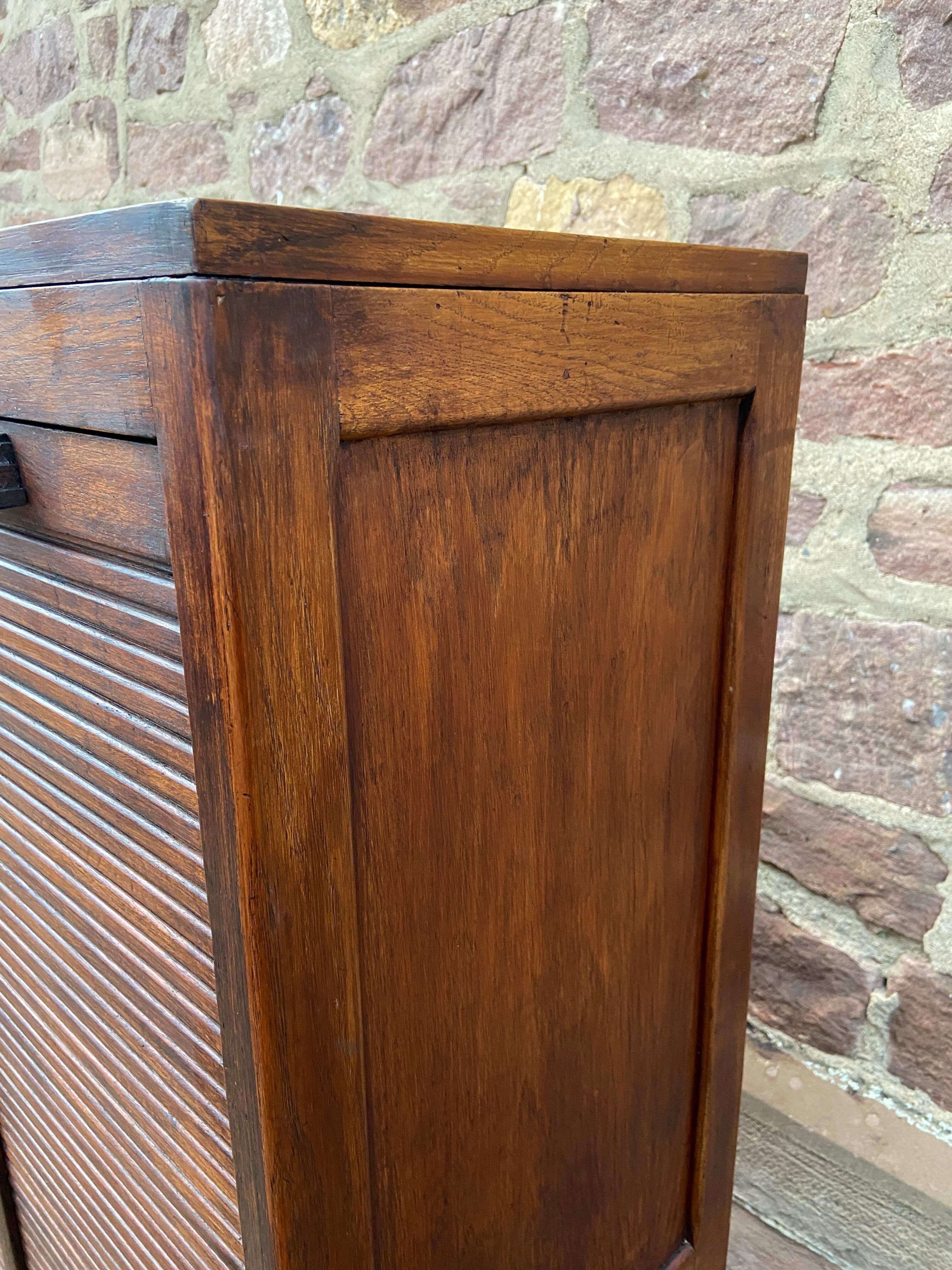 Curtain binder cabinet art deco 50s