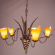Italian Hollywood Regency Chandelier, 1970s