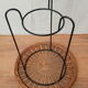 Rattan side table 1950s