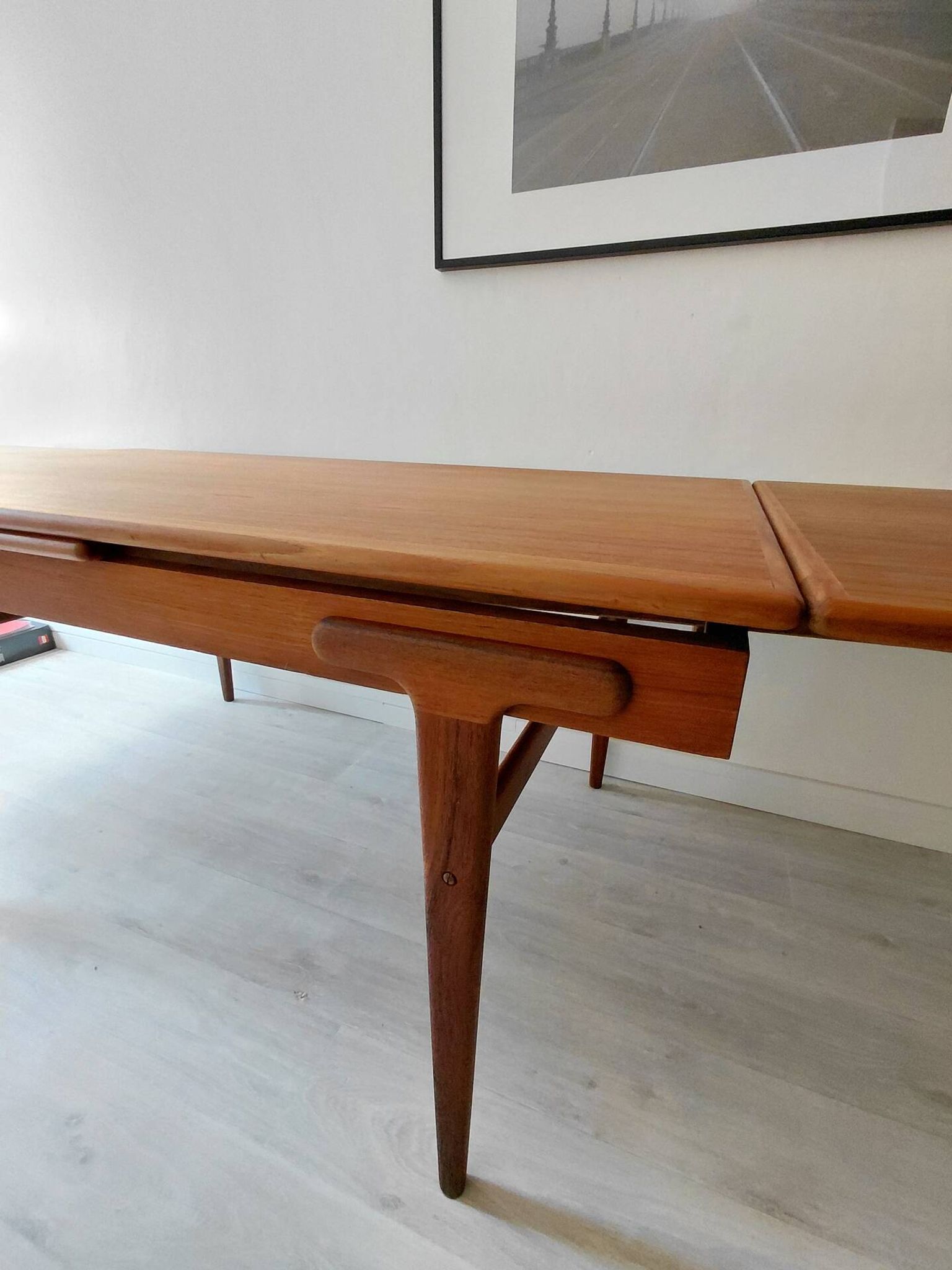 Table à manger danoise en teck modèle 83 – Gern Møbelfabrik, années 1960
