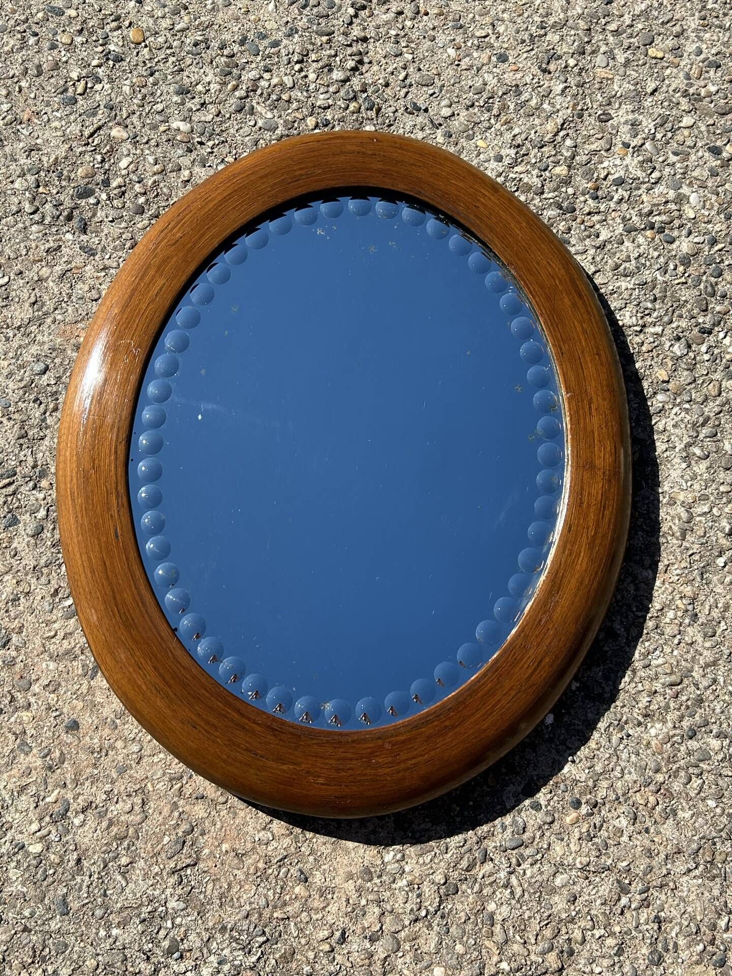 Irish mirror with dots from the early 20th century