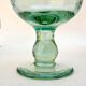 Set de 8 verres vintage vert d'eau