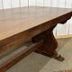 1970s mahogany monastery table - L=2m W=80cm H=75cm