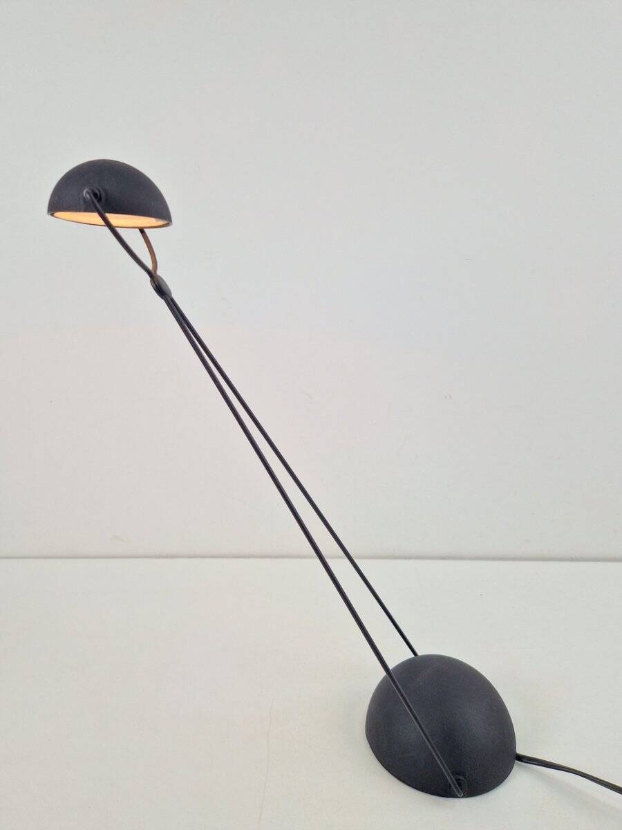 Vintage Black Meridiana Desk Lamp by Paolo Piva for Stefano Cevoli, 1980s