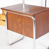 Kovona chrome tubular table or desk, 1950s