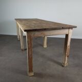 Old patinated farm table