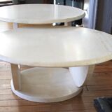 Travertine/marble coffee table