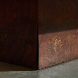 Low Square Coffee Table with Hexagon Patterns